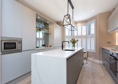 Kitchen Window Shutters by Fraser Nolan Shutters